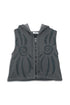 UNALOME SLEEVELESS HOODIE -CHARCOAL-