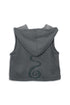 UNALOME SLEEVELESS HOODIE -CHARCOAL-