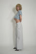 DRAW CODE SPIRAL BUTTON PANTS -ICE GRAY-