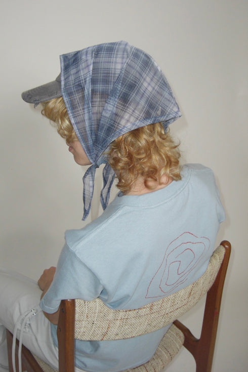 VIBRATION CIRCLE TEE -ACID BLUE-