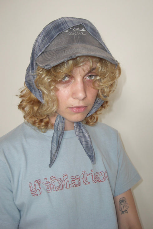 VIBRATION CIRCLE TEE -ACID BLUE-