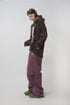 FADED STACK TUCK PANTS -BURGUNDY-