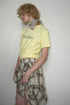 TARTAN CHECK TUCK SKIRT -BROWN-