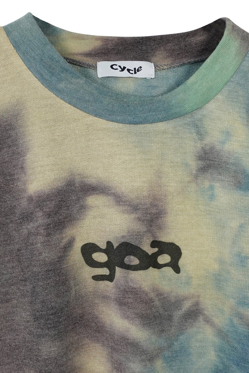 GOA TEE -TIE DYE GREEN MIX- *Last1