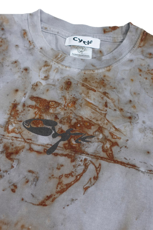 【KIDS】MISAKI USHIOZU × Cycle IRON RUST-DYEING TEE