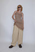 FRINGED SUMMER KNIT DRESS -CAMEL- *Last1