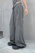 【RESTOCK】NYLON WIDE RIVET PANTS -SLATE CHARCOAL-