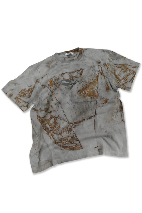 MISAKI USHIOZU × Cycle IRON RUST-DYEING TEE
