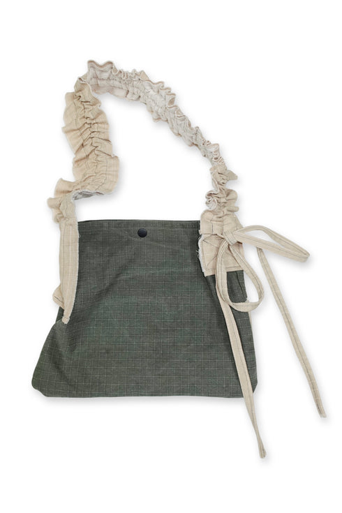 CERAGiGi × Cycle SPIRAL SHOULDER BAG -MOSS GREEN-