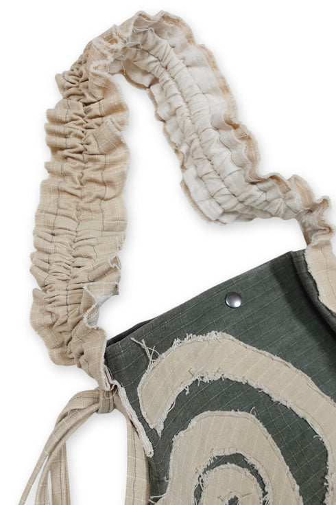 CERAGiGi × Cycle SPIRAL SHOULDER BAG -MOSS GREEN-
