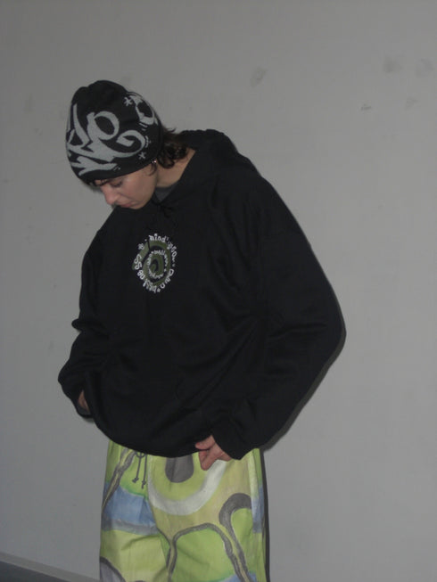 nyke × Cycle TAG BEANIE -BLACK×GRAY-