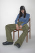 Mayte × Cycle ECHO STAR PANTS -KHAKI- *Last1
