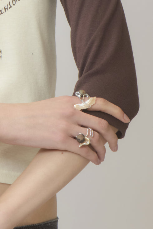 CERAGiGi × Cycle EARTH & SEA WIRE RING