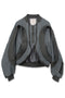 CIRCLE RIB WASHED MA-1 -WARM CHARCOAL-