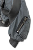 CIRCLE RIB WASHED MA-1 -WARM CHARCOAL-