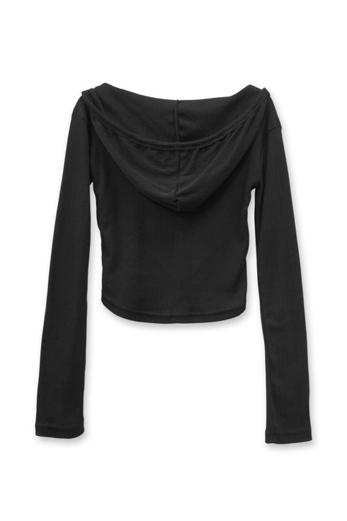 SEA STAR HOODED TOPS -BLACK-