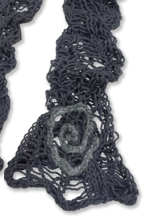 Merbeau × Cycle HANDMADE SPIRAL MIRRORED LEG -SLATE CHARCOAL- *Last1