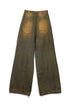 CIRCLE CUT-OUT WIDE PANTS -RUSTED BROWN- *Last1