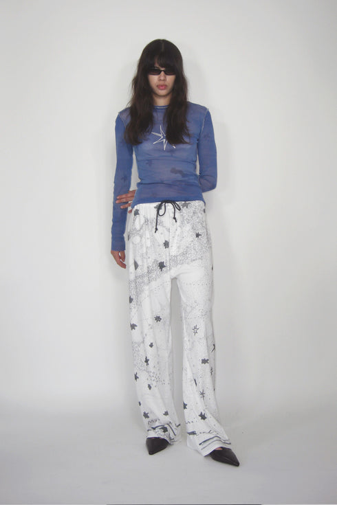 Mayte × Cycle DRAWING PANTS "starsstarsstars"