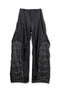 【PRE-ORDER】METAMORPHOSIS ECO FABRIC PANTS -BLACK (BAMBOO CHARCOAL)-