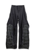 【PRE-ORDER】METAMORPHOSIS ECO FABRIC PANTS -BLACK (BAMBOO CHARCOAL)-