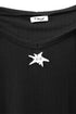 SEA STAR HOODED TOPS -BLACK-