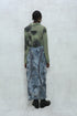 UNALOME LONG SKIRT -TIE-DYE BLUE-