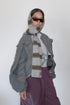 【PRE-ORDER】MULTI STRIPE KNIT MUFFLER -GRAY MIX-