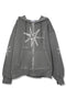Mayte × Cycle ECHO STAR WASHED ZIP-UP HOODIE -GRAY-