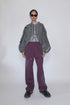 PAINTED SPIRAL SWEAT PANTS -BORDEAUX- *Last1