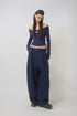 【PRE-ORDER】SPIRAL STAR TIGHT HOODIE -NAVY-