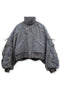 【PRE-ORDER】METAMORPHOSIS ECO FABRIC BOMBER JACKET -GRAY (BAMBOO CHARCOAL)-