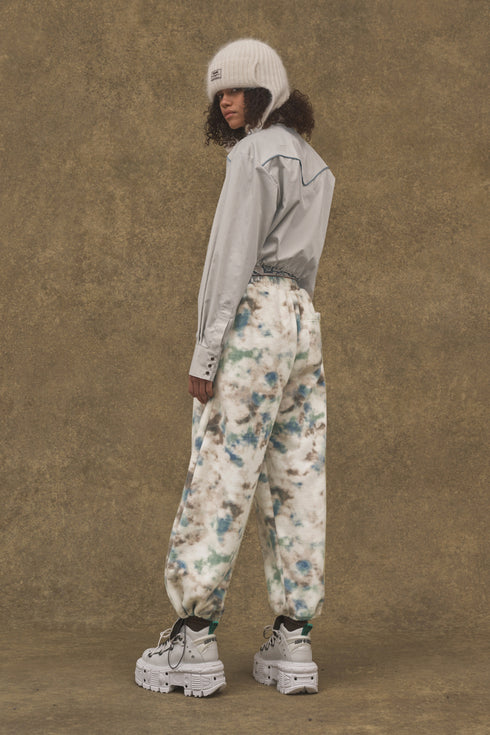 【RESTOCK】TIE-DYE BOA PANTS -IVORY MIX- *Last1