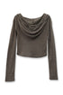 SEA STAR HOODED TOPS -BROWN-