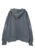 Mayte × Cycle ECHO STAR WASHED ZIP-UP HOODIE -GRAYISH BLUE-