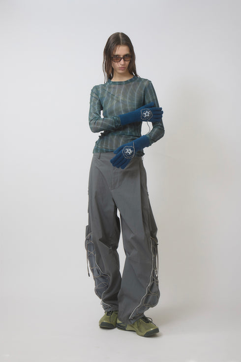 METAMORPHOSIS TROUSERS -GRAY-