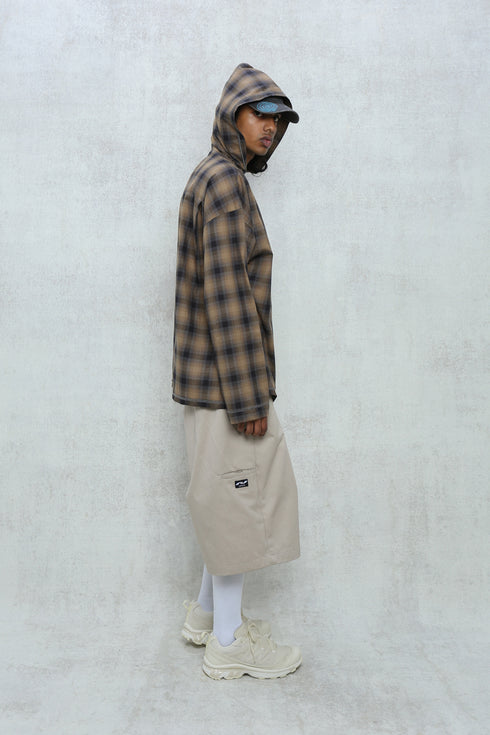 WIDE HALF PANTS -BEIGE- *Last1