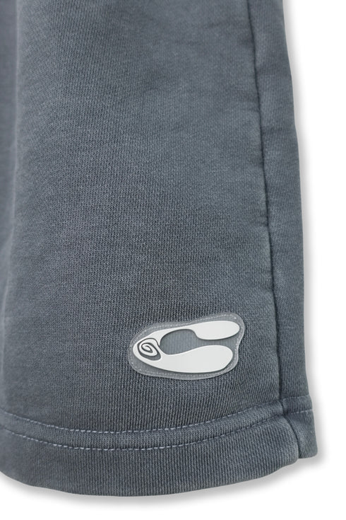 Mayte × Cycle ECHO STAR WASHED HALF PANTS -GRAYISH BLUE-