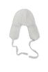 DRAW CODE MOHAIR KNIT CAP -WHITE-