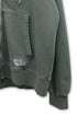 BEADED DRAWSTRING ZIP-UP HOODIE -DARK GREEN-