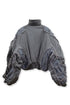 【PRE-ORDER】METAMORPHOSIS ECO FABRIC BOMBER JACKET -GRAY (BAMBOO CHARCOAL)-