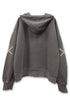 FEUERGOD × Cycle STAR ZIP-UP HOODIE -BROWN-