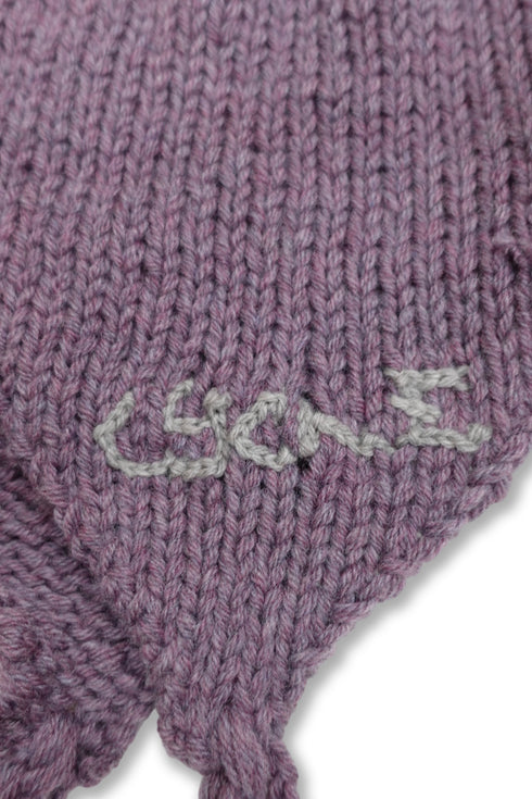 Allergy × Cycle HANDMADE KNIT FLIGHT CAP -PURPLE-