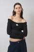 SEA STAR HOODED TOPS -BLACK-