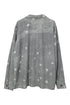 Mayte × Cycle DRAWING SHIRT "starsstarsstars" -GRAY- *Last1