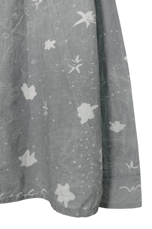 Mayte × Cycle DRAWING SHIRT "starsstarsstars" -GRAY- *Last1