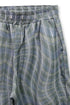 WAVY CHECK TROUSERS -BLUE MIX-