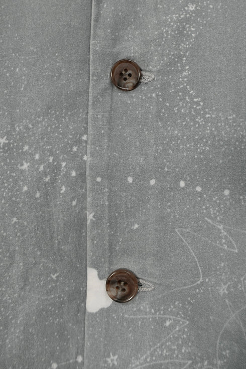 Mayte × Cycle DRAWING SHIRT "starsstarsstars" -GRAY- *Last1