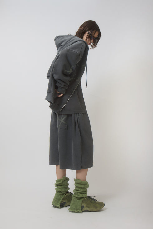 FEUERGOD × Cycle STAR HALF PANTS -CHARCOAL-