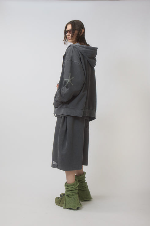 FEUERGOD × Cycle STAR HALF PANTS -CHARCOAL-